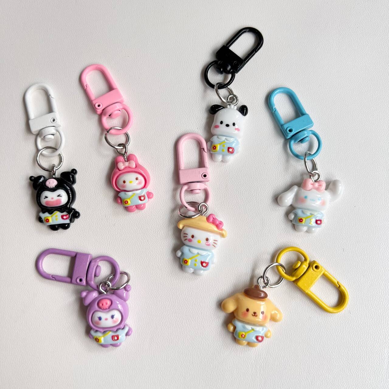 Sanrio, милый оригинальный аксессуар на рюкзак, мультяшный брелок, подарок на день рождения