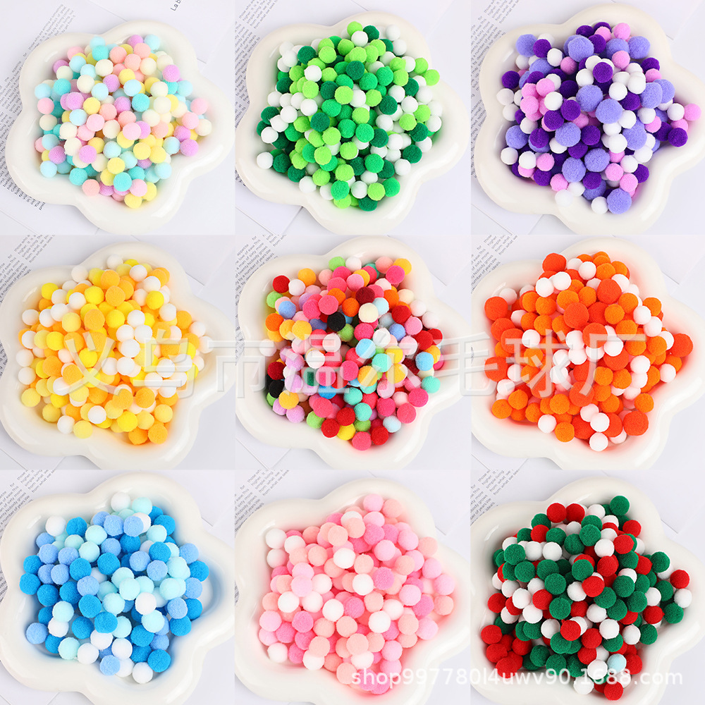 Красивый шарик для волос с конфеткой DIY Polyester Wool Ball High Elastic Hair Gradient Hair Ball Ball Candy Candy Candy Accessories Ball Bark