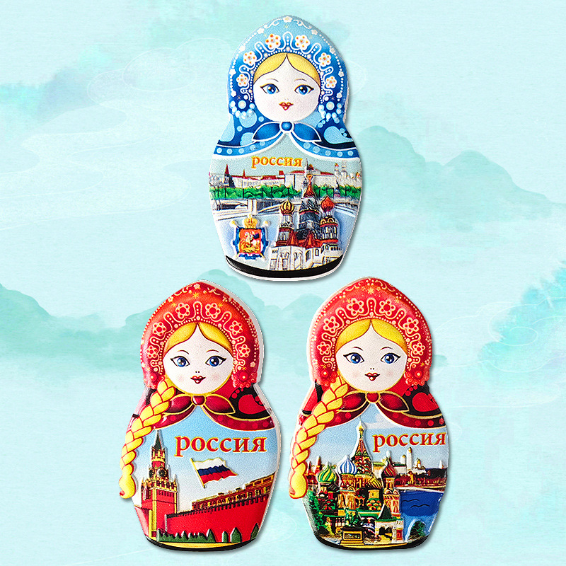 (Оптовые продажи), креативный сувенир, декор для домашнего использования, магнит на холодильник, Россия, (в наличии на складе)