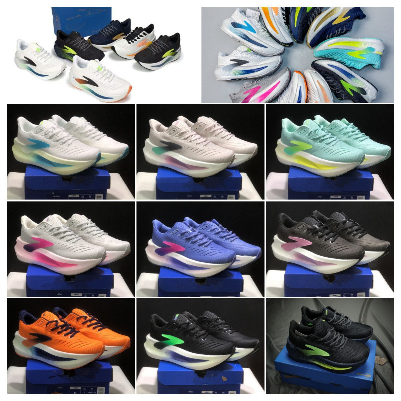 Внешняя торговля Кроссовки Brooks Super Glycerin 21 на толстой подошве Glycerin Max2 для мужчин и женщин с амортизацией для марафона