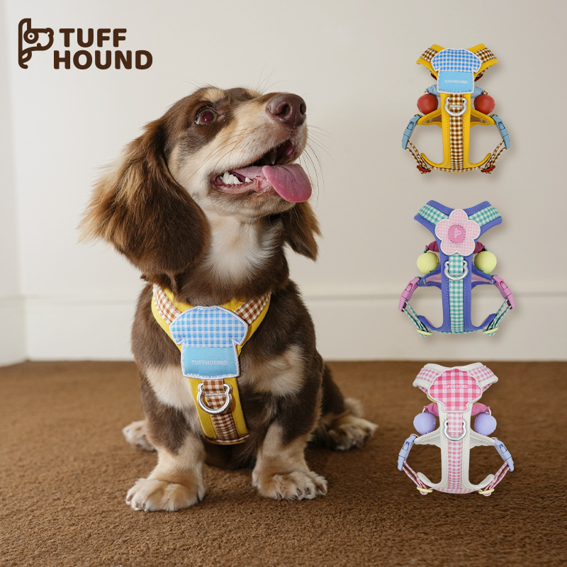 Tuffhound готов к поводку для собак мелких и средних собак, взрывозащищенная нагрудная шлейка, жилет в стиле корги, поводок для выгула собак