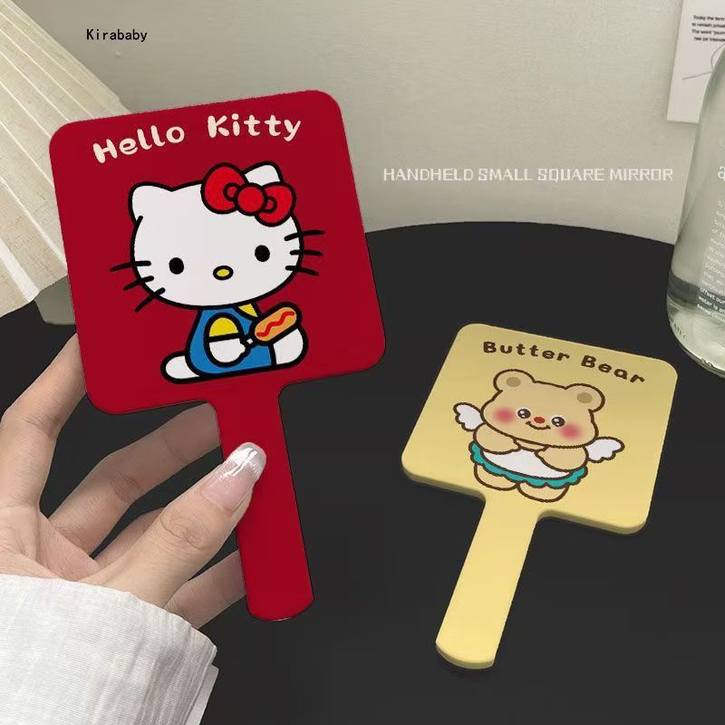 Hello kitty, портативное квадратное зеркало, новая коллекция