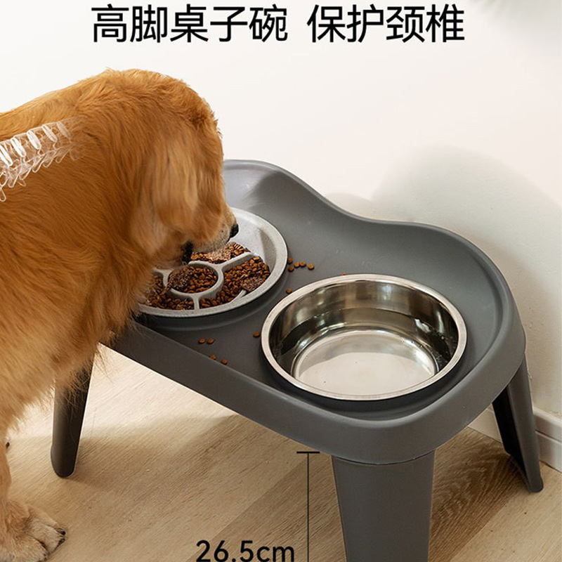 Pet Bowl Big Dog Classic Classic складная двойная чаша средняя большая большая собачья миска золотая ретривера Большая собака кормляющая миска съесть пищевую миску