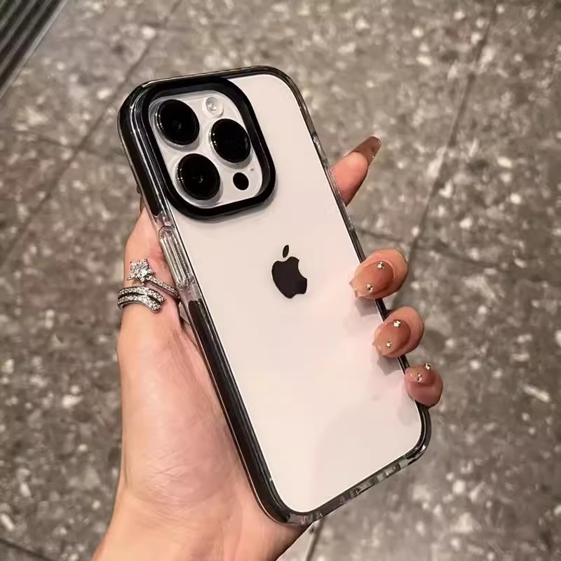 Apple, совместимый iPhone 17, чехол для телефона, прозрачная подушка безопасности, силиконовый iPhone15 Pro, защитный чехол, iphone