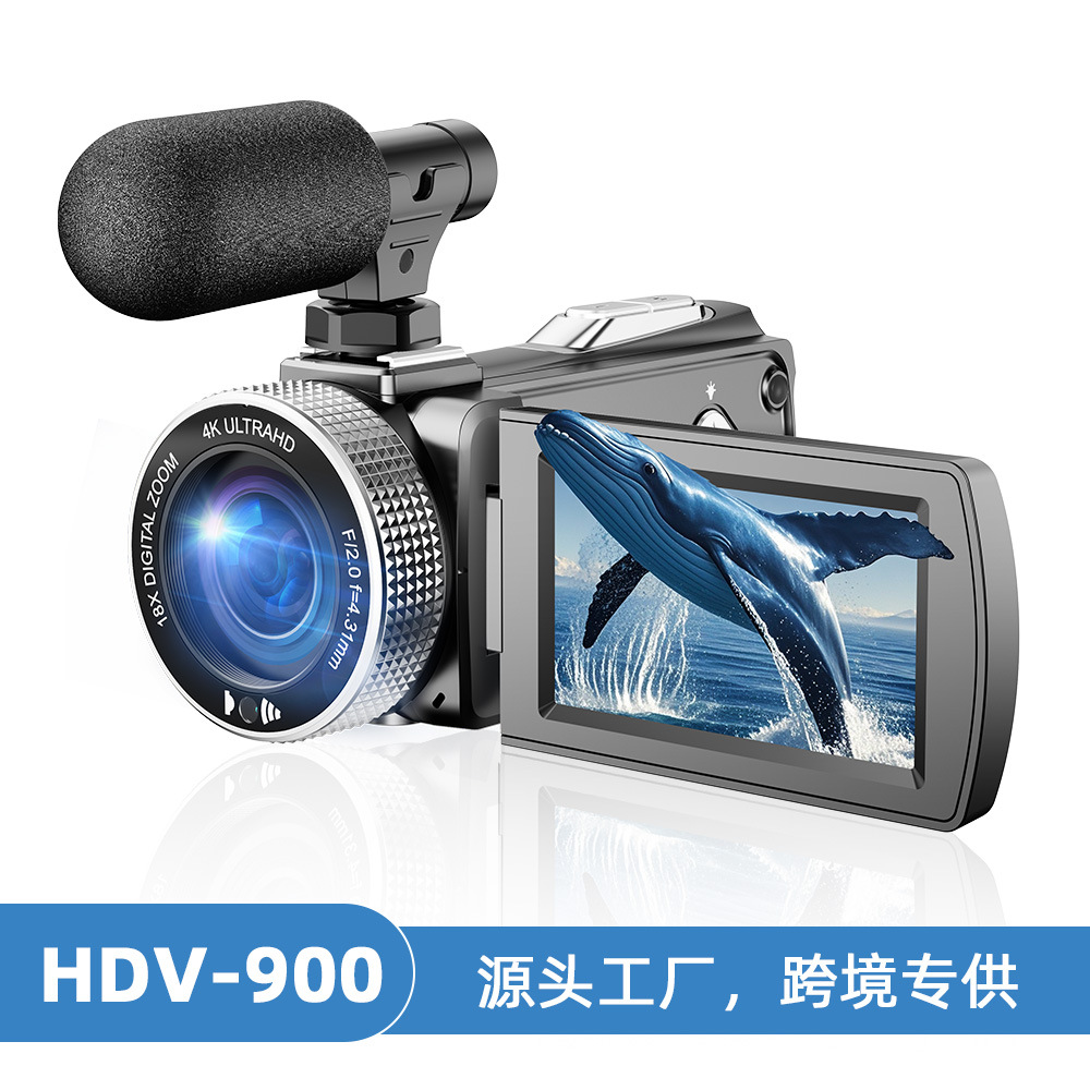 Трансграничная цифровая камера высокой четкости 4K, портативная видеокамера для свадебного дома, уличная камера, которую можно переворачивать вперед и назад