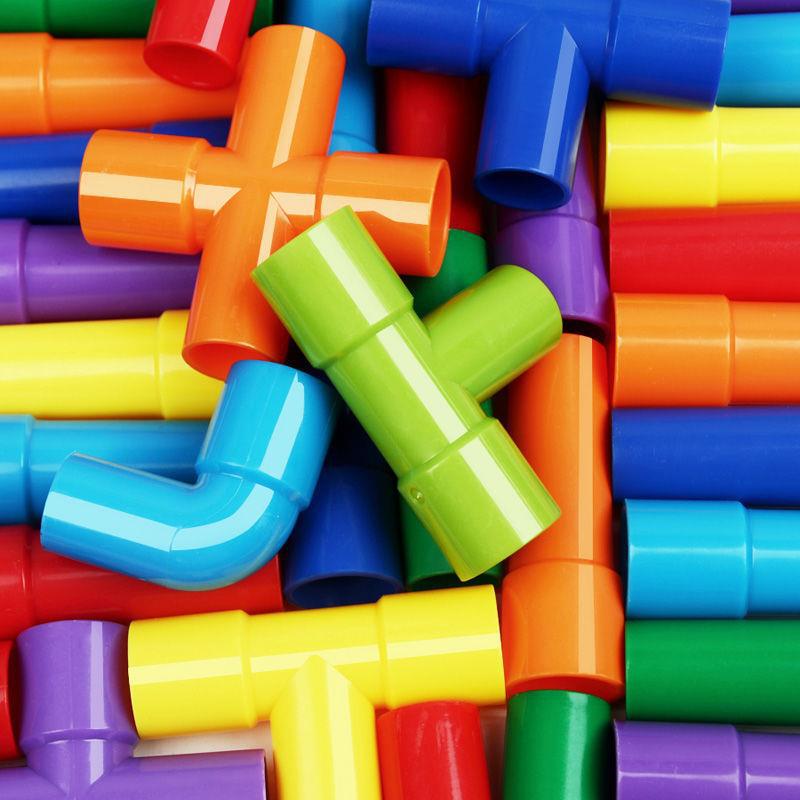 Конструктор, пластиковая интерактивная игрушка для детского сада, 3 лет, DIY