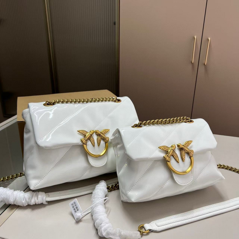 Розовый* Puff One Plouding Commuting Women Sacds, Dionysian Chain Bags, наклонные лебеди, лебедей, летающие птицы, летающие ласточки, облака