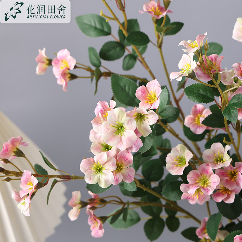 Северные цветочные бутоны, роза Qianzi Сяо, моделируемые цветы, многоголовые маленькие розы, домашний торговый центр украшения свадебные украшения поддельные цветы