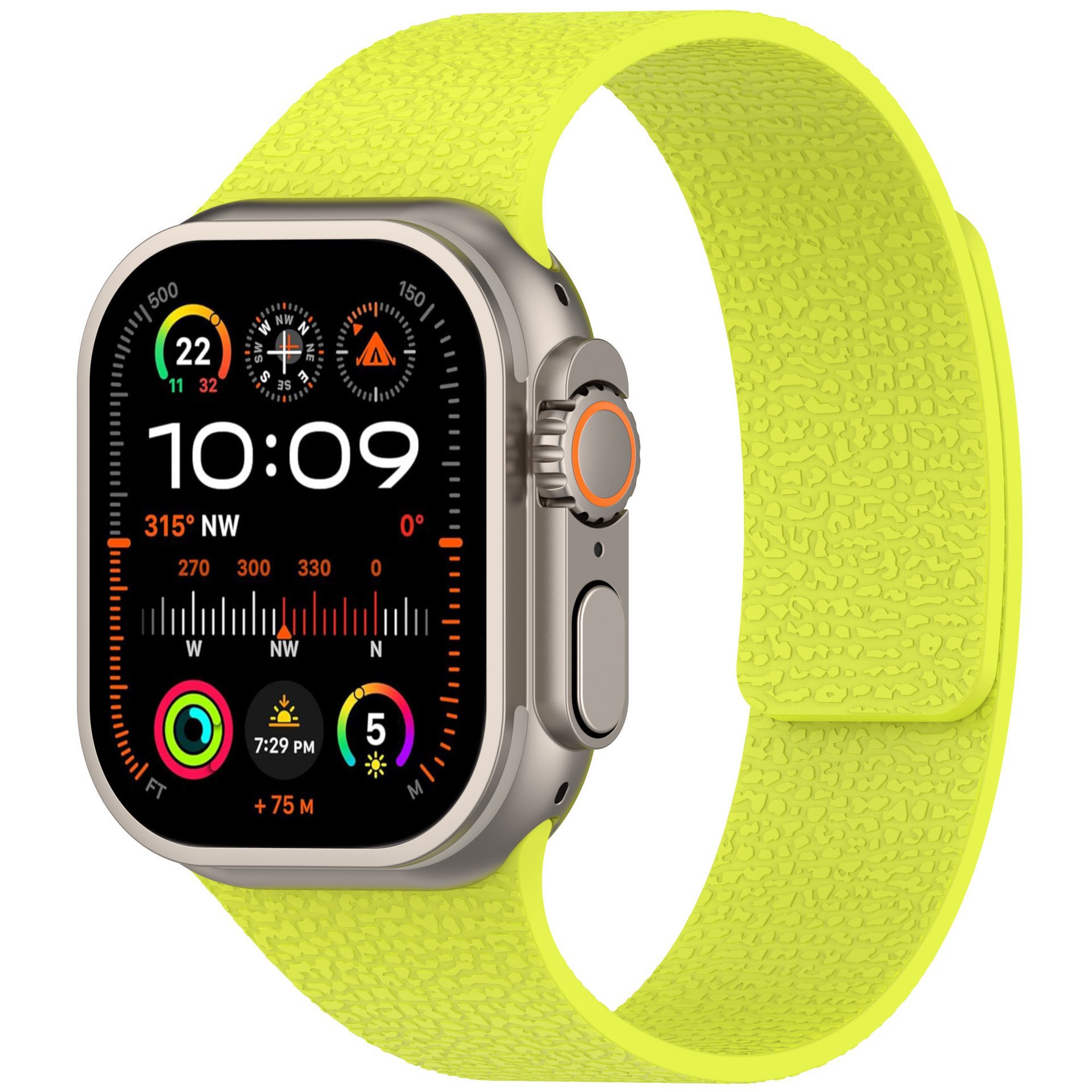 Подходит для Apple s11/s10/Watch Ultra98 поколения, мягкий магнитный силиконовый ремешок для часов с галькой