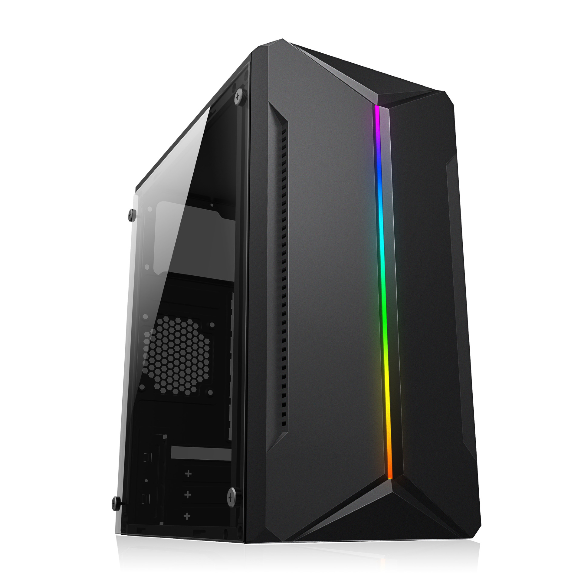 Сторона -Threaded Light Strip Computer Game Office Business Cafe Home Mini маленький шасси M Atx Маленькие и маленькие материнские платы