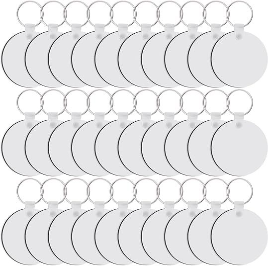 90pcs круглый сублимация бланк Blank Double-Trame-Trame-Trame