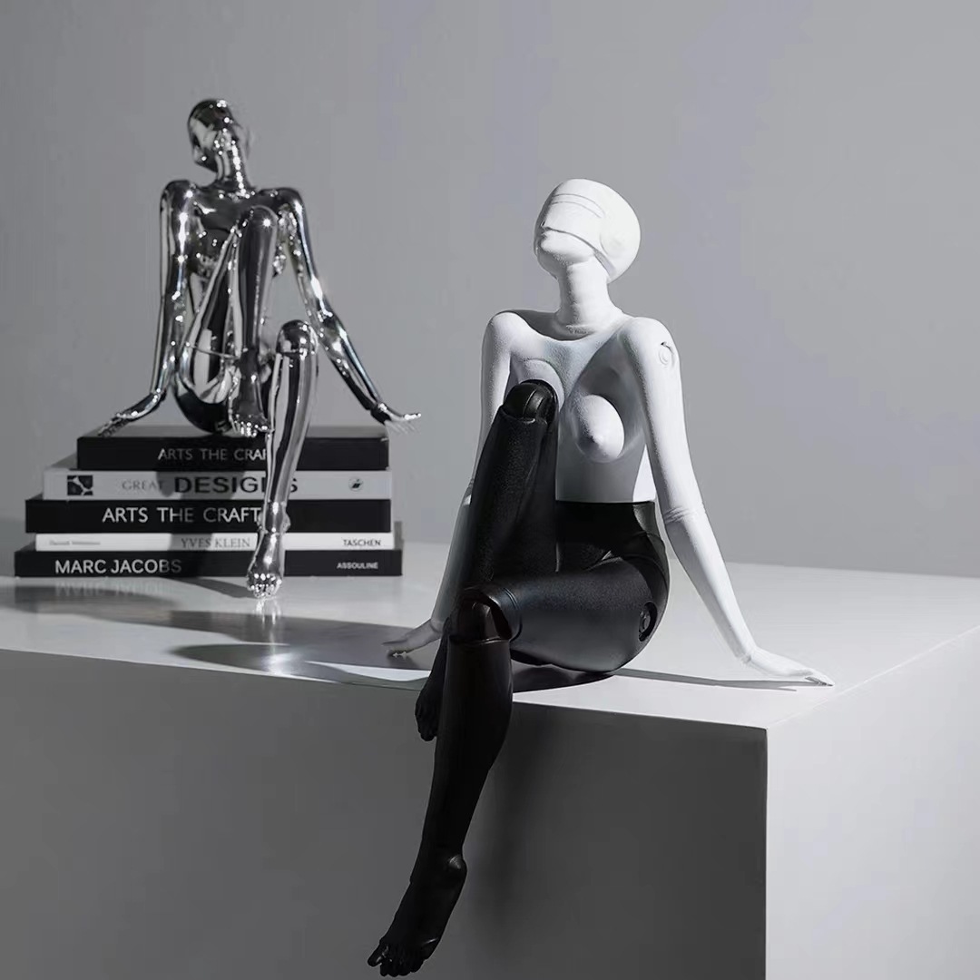Sorayama Hajima Machina богиня украшения высокого класса домашний свет роскошные художественные украшения гостиной рабочий стол гальваническая фигура скульптура