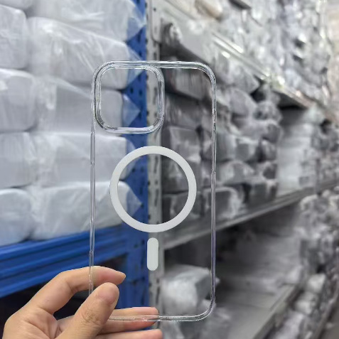 Нежелтеющий магнитный чехол из поликарбоната, подходит для iPhone 18 Pro, прозрачный 17, с большими отверстиями, 15, закаленный Promax 16/13