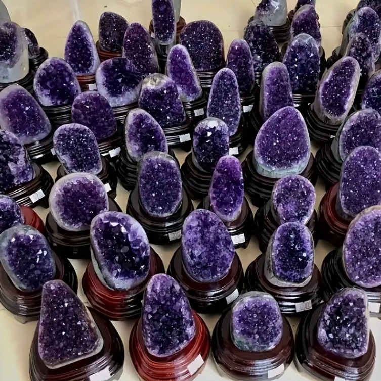Сестраковая горячая продажа натуральные аметисты