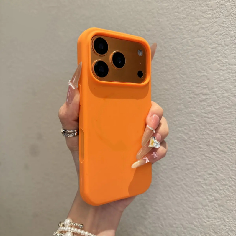 Apple, совместимый модифицированный оранжевый матовый iPhone17 Pro, iPhone17 Pro, объектив