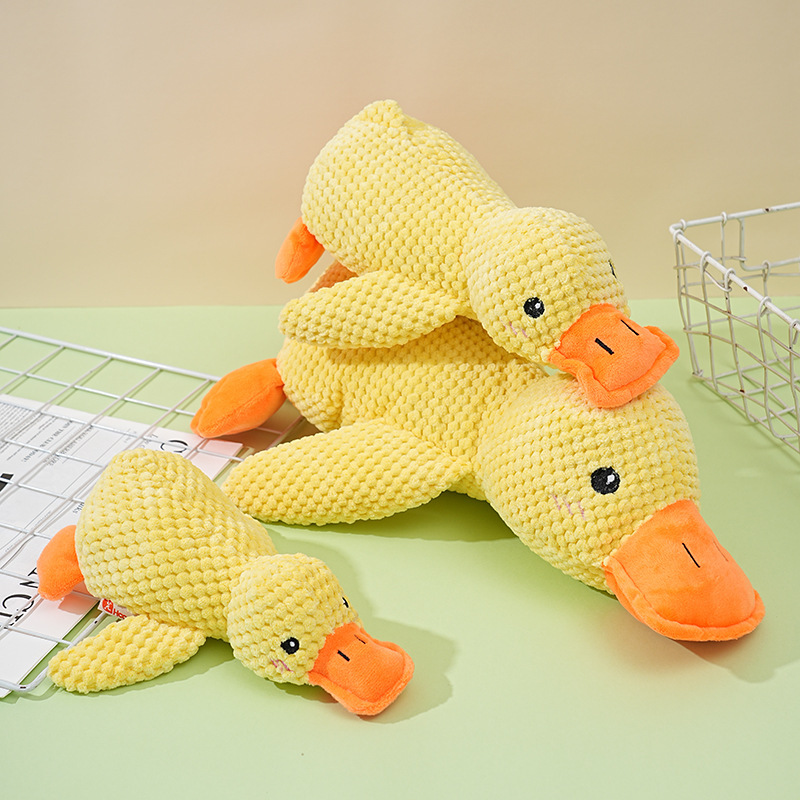 B.Duck, плюшевая игрушка, издает звуки, избавление от скуки, домашний питомец