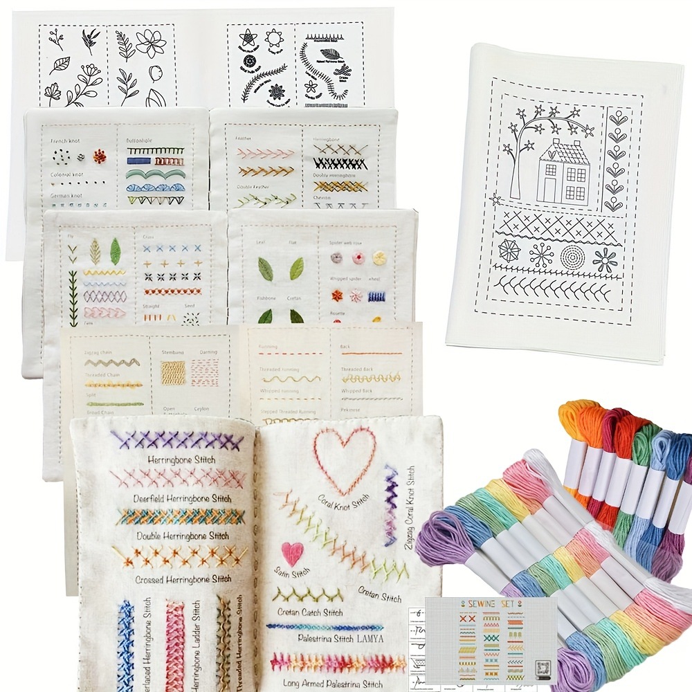Новая книга Amazon Stitch Creative Home Игла и нить свободная книга листьев