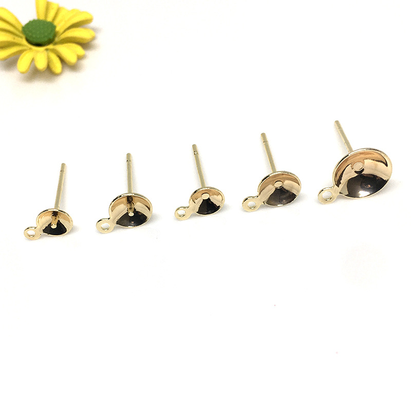 Серьги из жемчуга, аксессуары, 14 карат, золотой цвет, DIY