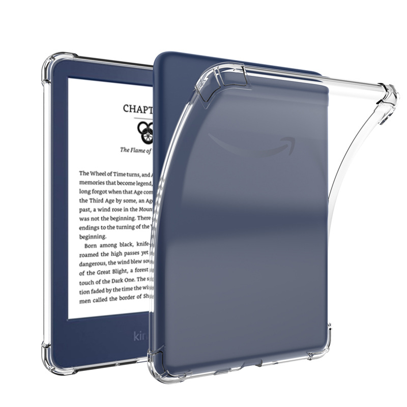 Применимо к Amazon Kindle2024 E -Book Защитная крышка 12 -й KPW6 Жесткая подушка безопасности против падающей прозрачной оболочки