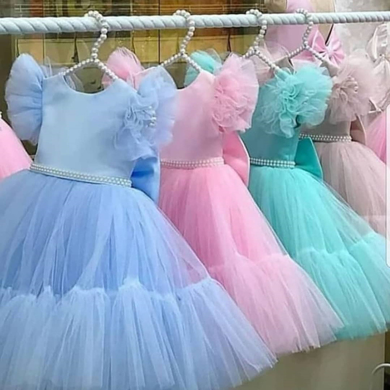 Розовое шифоновое элегантное детское платье с бантиком, Aliexpress, стиль «принцесса», для подружки невесты, выпускной вечер